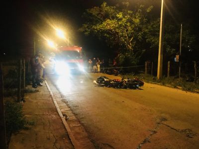 Jovem morre em acidente entre duas motocicletas em Vrzea Grande