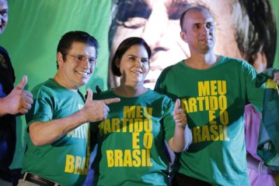 Bolsonaro participa ao vivo de conveno, lana senadora e aposta na vitria; Veja vdeo