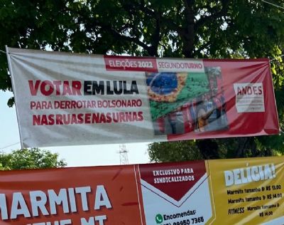 Ablio consegue liminar na justia eleitoral e UFMT ter que retirar cartaz em apoio a Lula