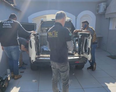 Polcia apreende 122 kg de cocana durante operao contra esquema de lavagem