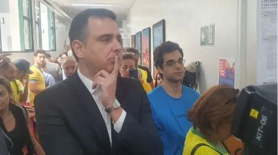 Presidente do Senado, Rodrigo Pacheco (PSD), demora duas horas para votar em Belo Horizonte
